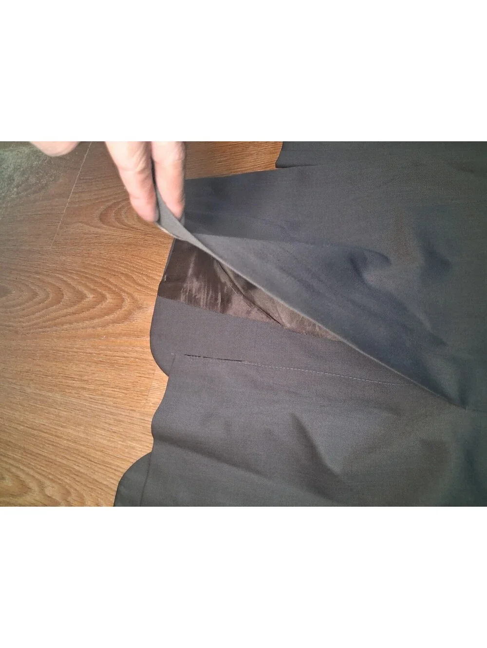 Jos Bank 2 Piece Suit Mens 42L 32x32 Olive Green 100% Wool